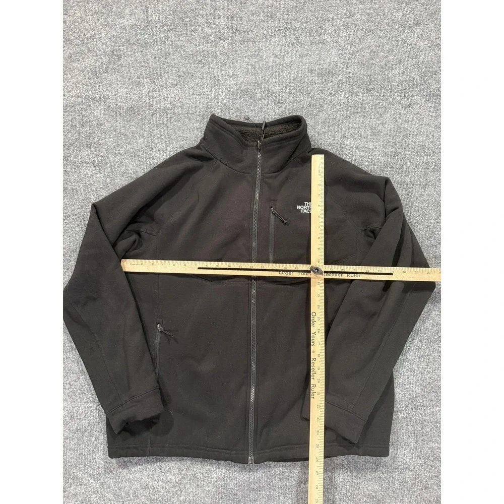 The North Face Jacket‎ Mens XL Black Fleece Full Zip Pockets